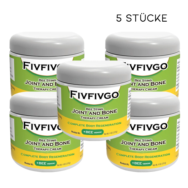 Fivfivgo™ Bee Sting Gelenk- und Knochentherapiecreme – vollständige Körperregeneration